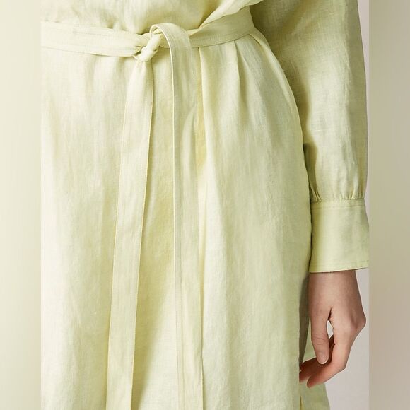 NWT J CREW Tall superwide Stratus pant in city twill
in “Pale Flax” yellow - Picture 6 of 8